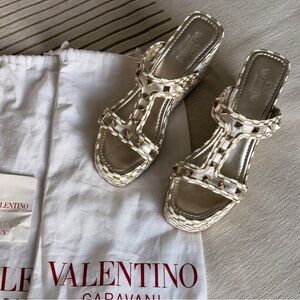Valentino Garavani Women's Cream Sandals